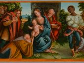 Bernardino Lanino - (Mortara, 1512 - Vercelli, 1578) Predella 1540/1545