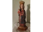 Maestro della Messa di San Gregorio di Chateau Beaulard, Madonna con Bambino 1500 ca H 51 cm