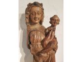 Maesrto aostano antecedente al Maestro della Madonna d'Oropo 1290 c. H59 cm OPZIONATA